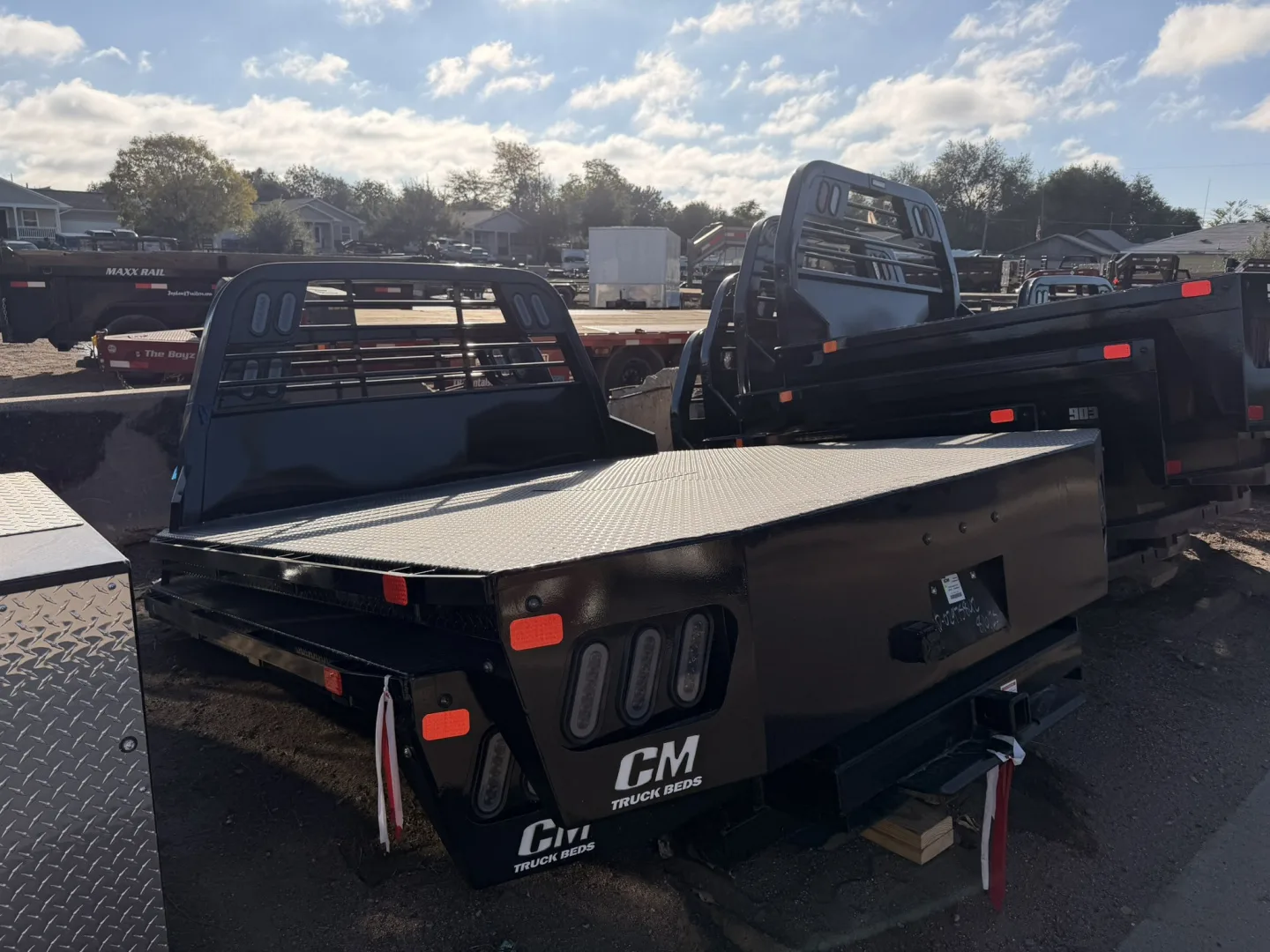 CM Truck Beds steel flatbed truck body for sale at Jayhawk Trailers in Denver, Colorado